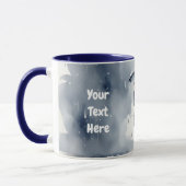 傘で水色レディーレイングレードレスマグ マグカップ (左)