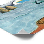 傘で海 ポスター (角)