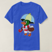 傘で雨が降る2 Tシャツ (デザイン正面)