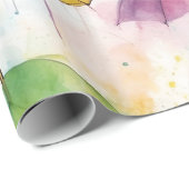 傘とシャワー ラッピングペーパー (ロールコーナー)