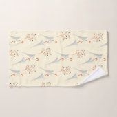 傘と紅葉 バスタオルセット (ハンドタオル)