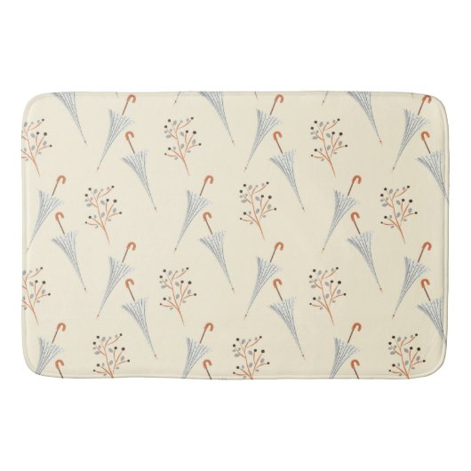 傘と紅葉 バスマット (正面)