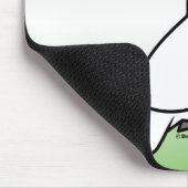 傘のオウム(育てられる) マウスパッド (コーナー)