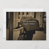 傘のカップルのジャックおよびジルのシャワーの招待状 招待状 (正面)