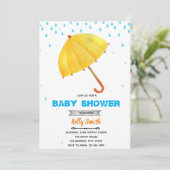 傘のシャワー招待状 招待状 (スタンド正面)