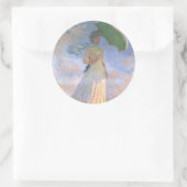 傘のシール付きモネレディ ラウンドシール (バッグ)