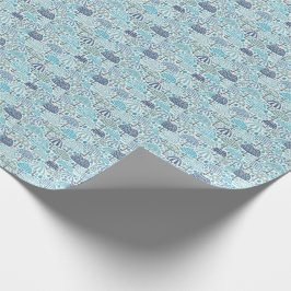 傘のデザインの包装紙 ラッピングペーパー