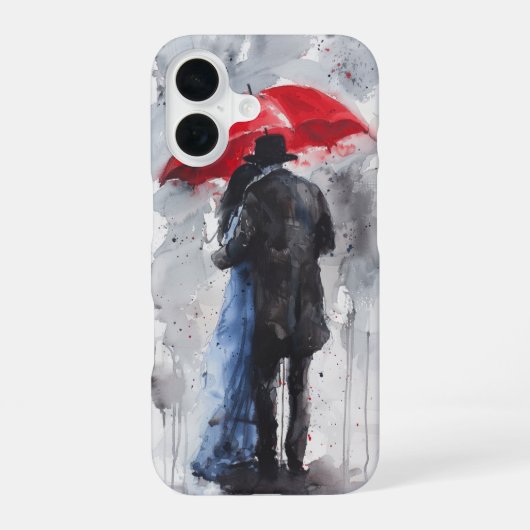 傘の下で iPhone 16ケース (裏面)