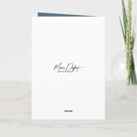 傘の下のネズミ カード (裏面)