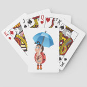 傘の下のラディバグトランプ トランプ (裏面)