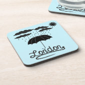 傘の下のロンドン| コースター (左側)