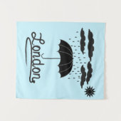 傘の下のロンドン| タペストリー (正面(横))