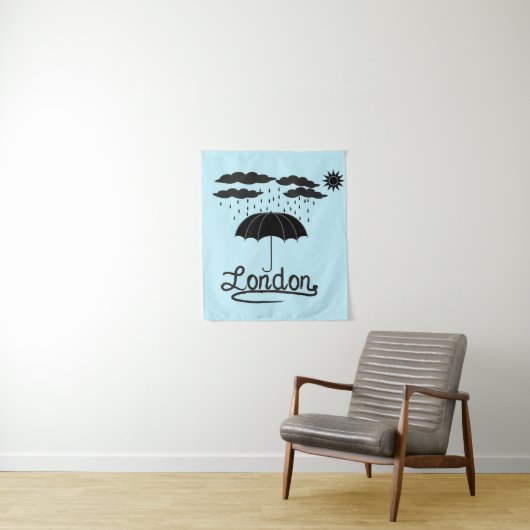 傘の下のロンドン| タペストリー (インサイチュ)