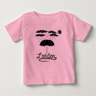 傘の下のロンドン| ベビーTシャツ