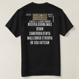 傘の下の奴隷貿易業者 Tシャツ