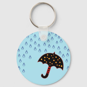 傘の入った雨の日 キーホルダー