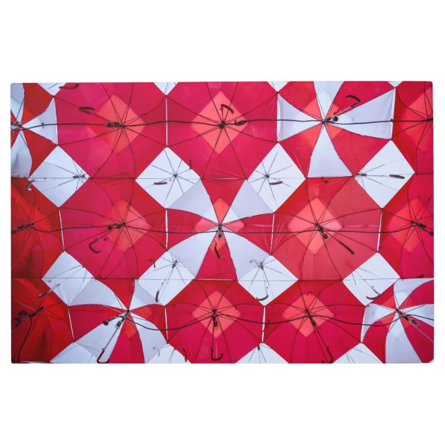 傘の天井 メタルプリント (正面)