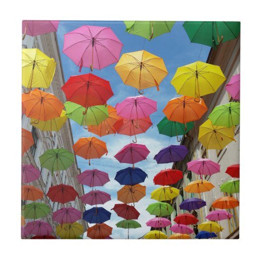 傘の屋根 タイル (正面)