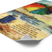 傘の日の出の哀歌3:22-23 ポスター (角)