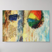 傘の日の出の哀歌3:22-23 ポスター (正面)