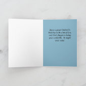 傘の日コミカル猫と休日 サンキューカード (内部)