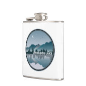 傘の湖ニューハンプシャーリフレクション フラスク (左)