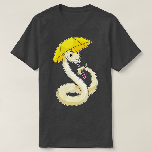 傘の蛇 Tシャツ (デザイン正面)