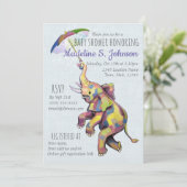 傘の象 招待状 (スタンド正面)