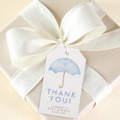 傘の赤ちゃんシャワー ギフトタグ