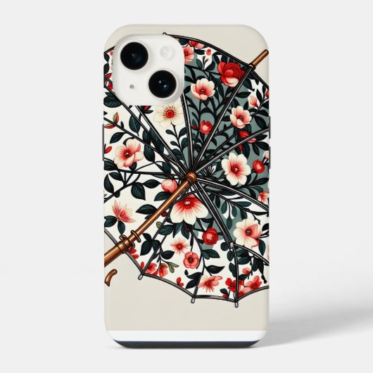 傘のiPhoneケース iPhoneケース (裏面)