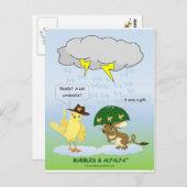 傘はがき ポストカード (正面/裏面)