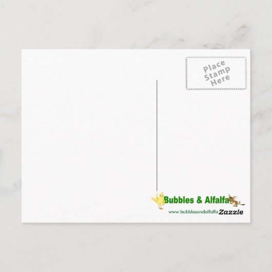 傘はがき ポストカード (裏面)