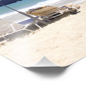 傘はビーチの聖マーテンカリブの、 フォトプリント            (角)