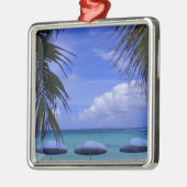 傘はビーチの聖マーテンカリブの、 メタルオーナメント (左)