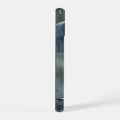 傘をさしたネズミ iPhone 15ケース (右側面)