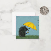傘を上書げよくはしゃぐる ノートカード (正面/裏面インサイチュ)
