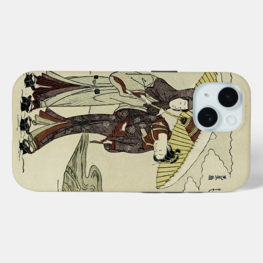 傘を差す恋人たち Case-Mate iPhoneケース (裏面 (横))