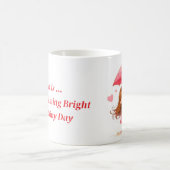 傘を広めるのかわいい子たち|過去記事 コーヒーマグカップ (中央)