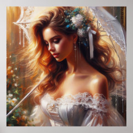 傘を持った人 ポスター