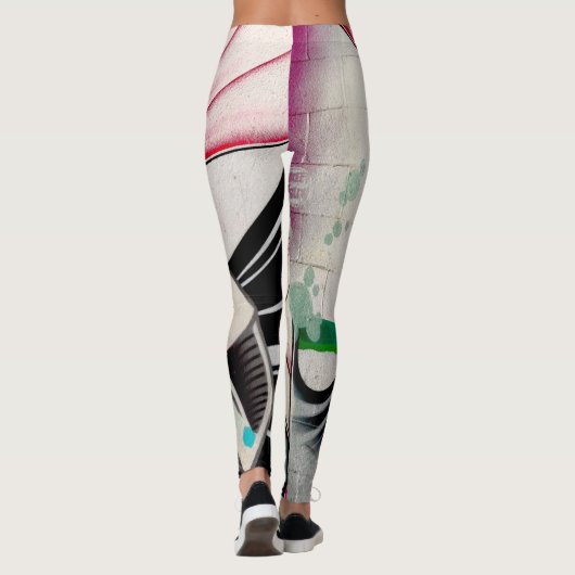 傘を持つ芸者女の子 レギンス (裏面)