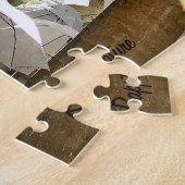 傘を雨が降ります676部分のパズル ジグソーパズル (側面)