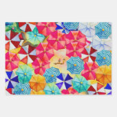 傘インザサンドビーチ ラッピングペーパーシート (正面3)