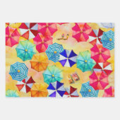 傘インザサンドビーチ ラッピングペーパーシート (正面2)