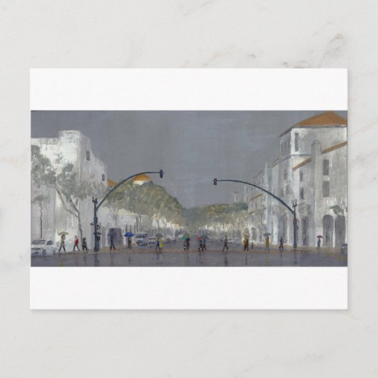 傘オンシャパラ ポストカード (正面)