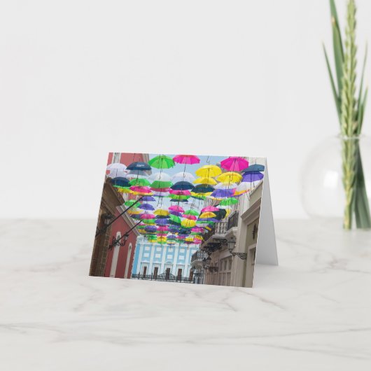 傘オーバーサンフアン通り&マンション サンキューカード (正面)