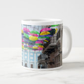 傘オーバーサンフアン通り&マンション ジャンボコーヒーマグカップ (正面右)