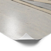 傘カフェのヴィンテージ絵画の人 フォトプリント            (角)