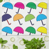 傘カラフル傘 キッチンタオル (折り畳み)