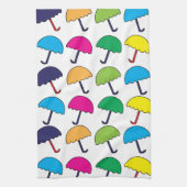 傘カラフル傘 キッチンタオル (縦)