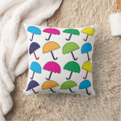 傘カラフル傘 クッション (ブランケット)